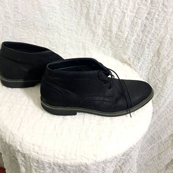 Perry Ellis Black Chukka Boot Shoes Size 9 Men's - Picture 9 of 9